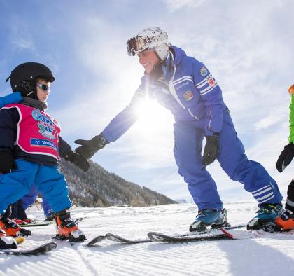 Corso di sci per bambini
