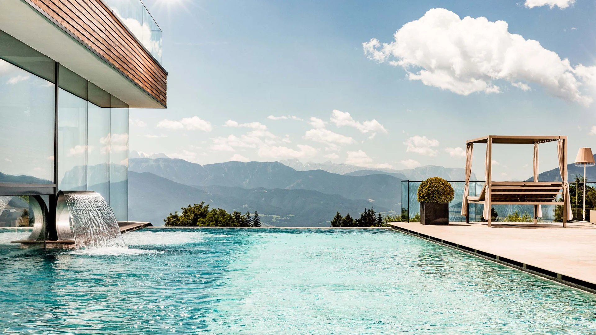 A unique hotel with infinity pool in South Tyrol A unique hotel with infinity pool in South Tyrol