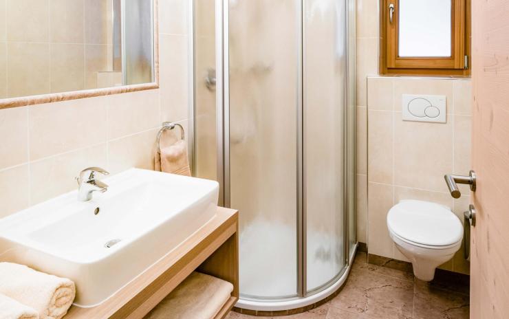 Bathroom with Shower in the Holiday Apartment