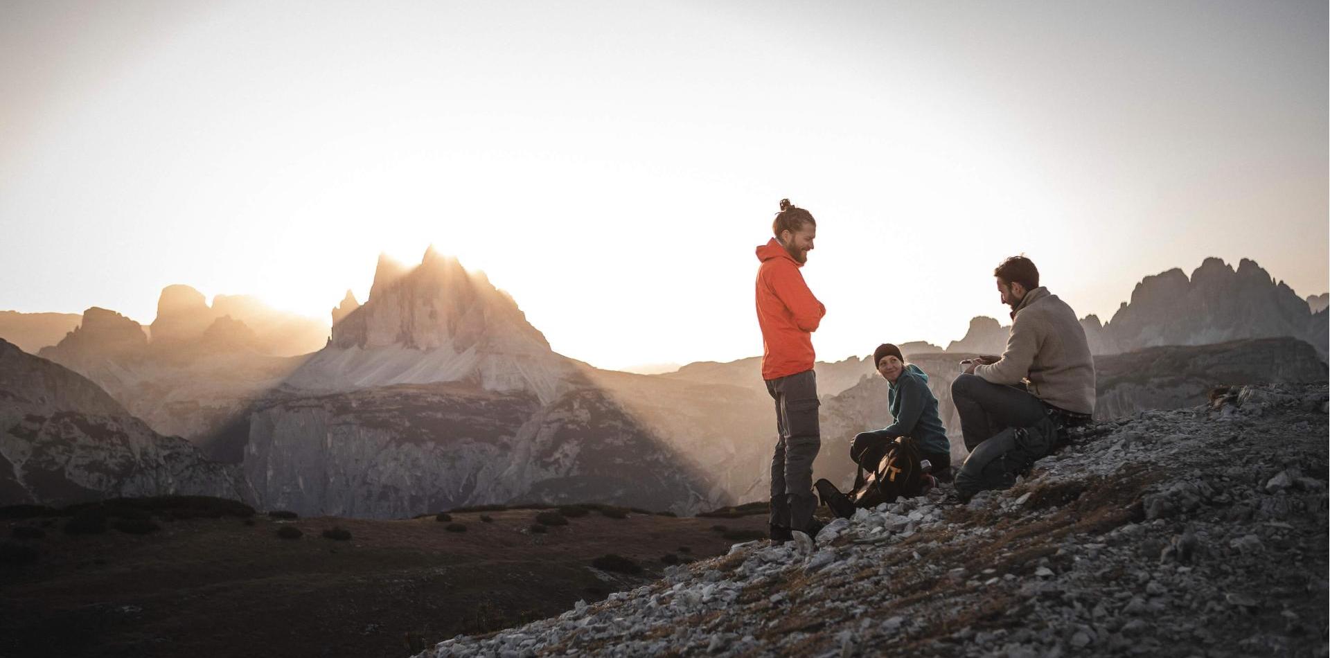 Bergsteigen in den Dolomiten