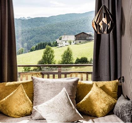 Nicchia con divano della Vital Suite