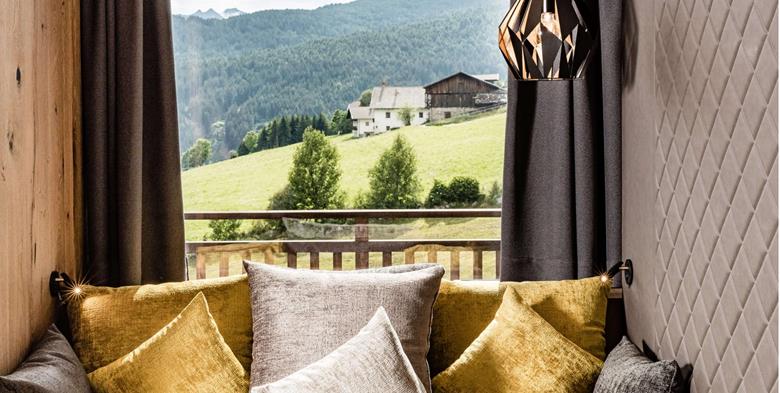Nicchia con divano della Vital Suite