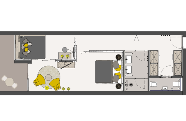 Grundriss Vitalsuite