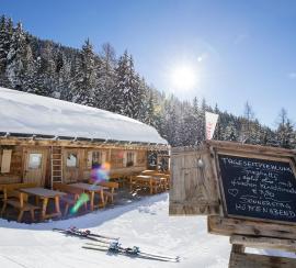 Bacherhütte im Winter