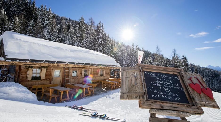 Bacherhütte im Winter