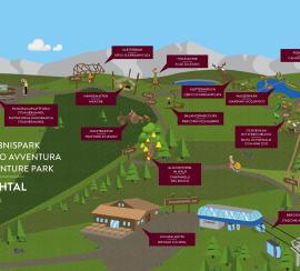 Map of the Adventure Park