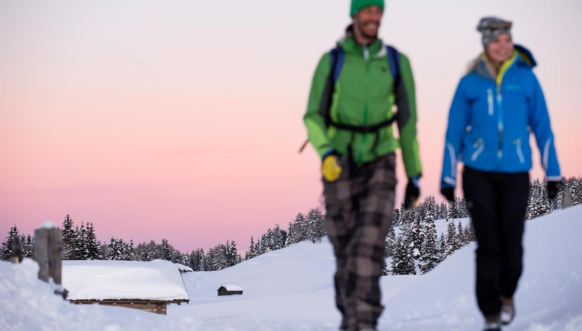 Escursione invernale di sera