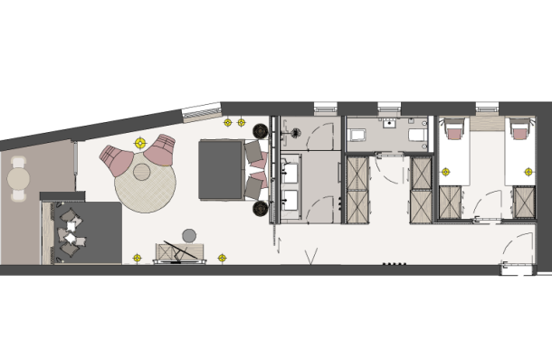 Grundriss Vitalsuite Deluxe