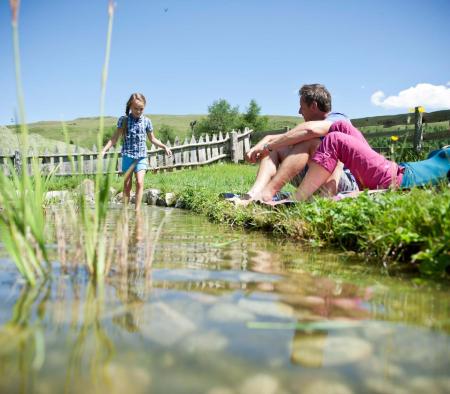 A Family at a Pond